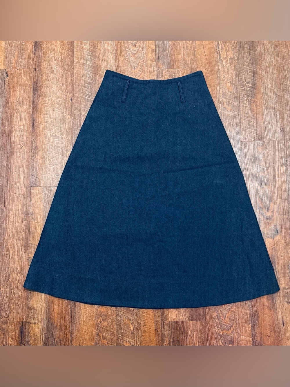 Women's Dark Blue A-Line Denim Skirt - Icone collection from Simons
